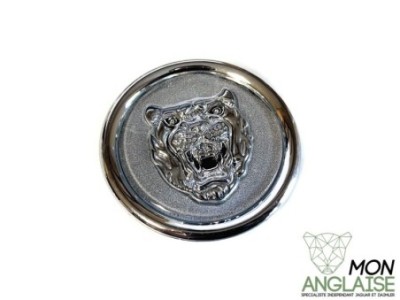 Centre de roue jaguar relief chromé gris Jaguar XK8 de 1996 à 2006 Référence OE : MNA6249GA