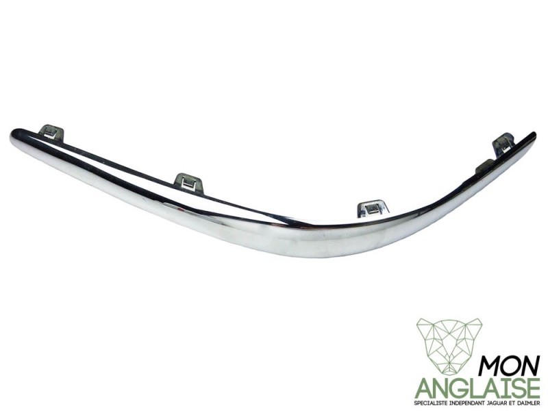 Chrome de pare-choc arrière droit Jaguar S-Type de 1999 à 2004 Référence OE : XR87630