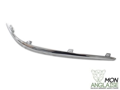 Chrome de pare-choc avant droit Jaguar S-Type de 1999 à 2004 Référence OE : XR87628