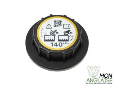 Bouchon de réservoir d'expansion Jaguar XF de 2008 à 2015 Référence OE : T2H57759