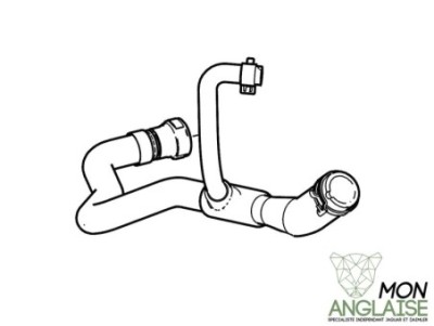 Durite d'alimentation de chauffage Jaguar XF de 2008 à 2009 Référence OE : C2Z1460