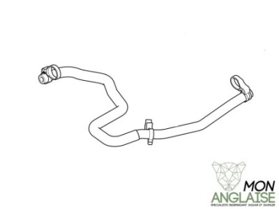 Durite de purge Jaguar XF de 2010 à 2015 Référence OE : C2Z9750