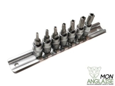 Douilles de sécurité TS TorX 5 branches Jaguar S-Type de 1999 à 2008 Référence OE : DOUILLETS