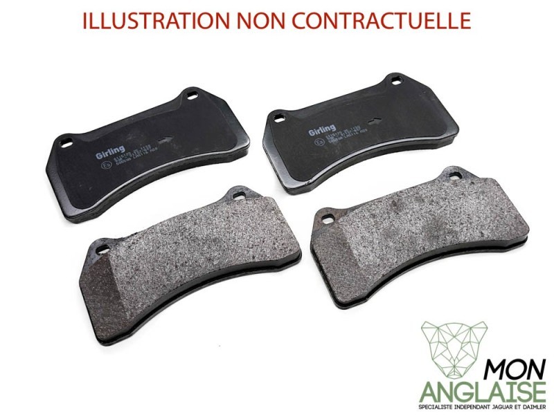 Jeu de plaquettes de frein avant Jaguar S-Type 2003-2005 | C2C24018