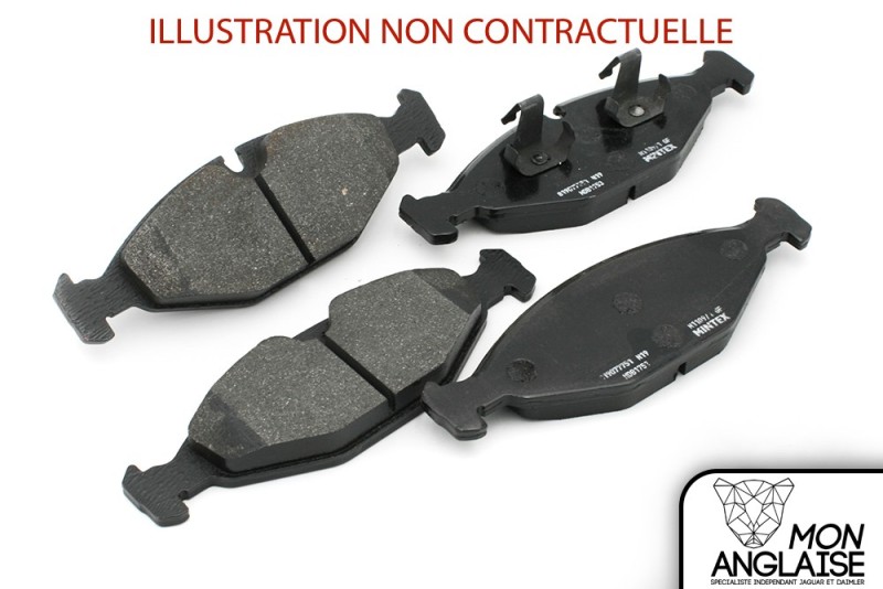 Jeu de plaquettes de frein avant Jaguar XJ40 1993-1994 | JLM11058