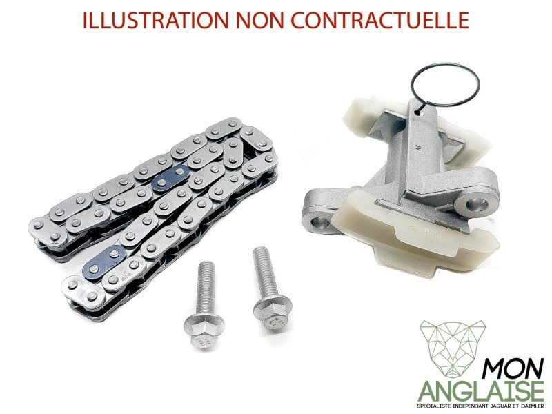 Kit tendeur et chaîne d'arbre à cames Jaguar XJ X350 2003-2009 | C2S30215