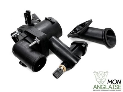 Support thermostat Jaguar S-Type de 2003 à 2005 Référence OE : AJ89485