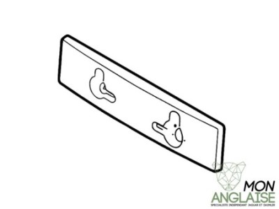 Support de plaque d'immatriculation Jaguar XK8 1996-2004 | HJA6458BB