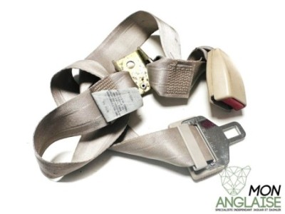 Ceinture arrière centrale beige Jaguar X300 de 1995 à 1996 Référence OE : BEC15537AGD