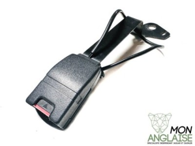 Boucle de ceinture avant droite noir Jaguar XJ40 de 1990 à 1992 Référence OE : BEC21992LEG