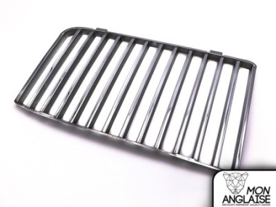 Grille de calandre chromée gauche Jaguar XJ40 de 1986 à 1994 Référence OE : BEC14243