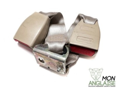 Boucle de ceinture arrière double beige Jaguar X300 1995-1997 | BEC15536AGD