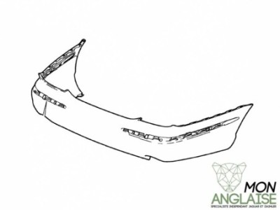 Pare choc arrière Jaguar XJ X350 2003-2007 | C2C24781XXX