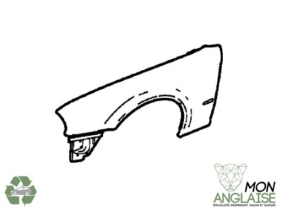 Aile avant gauche Jaguar XJ X350 2006-2007 | C2C25397