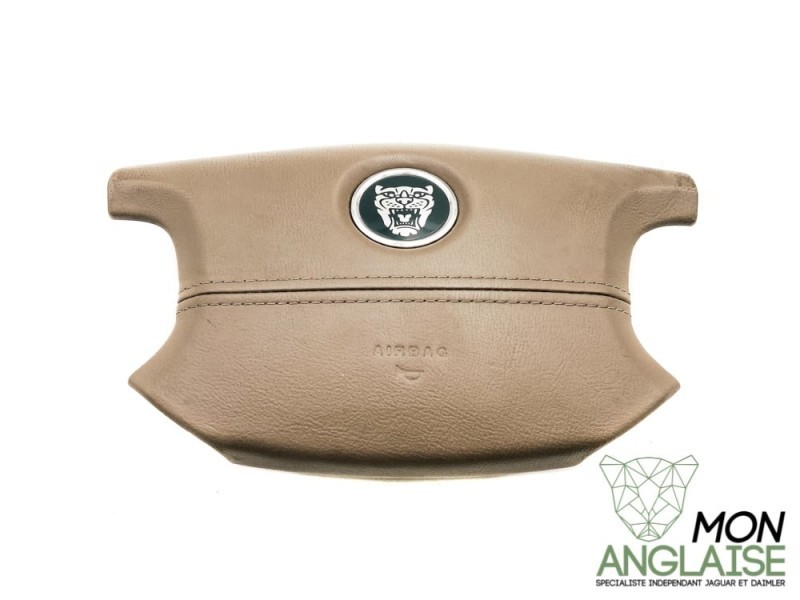 Airbag / Klaxon conducteur sable Jaguar XJ X350 2003-2009 | C2C29495AEK