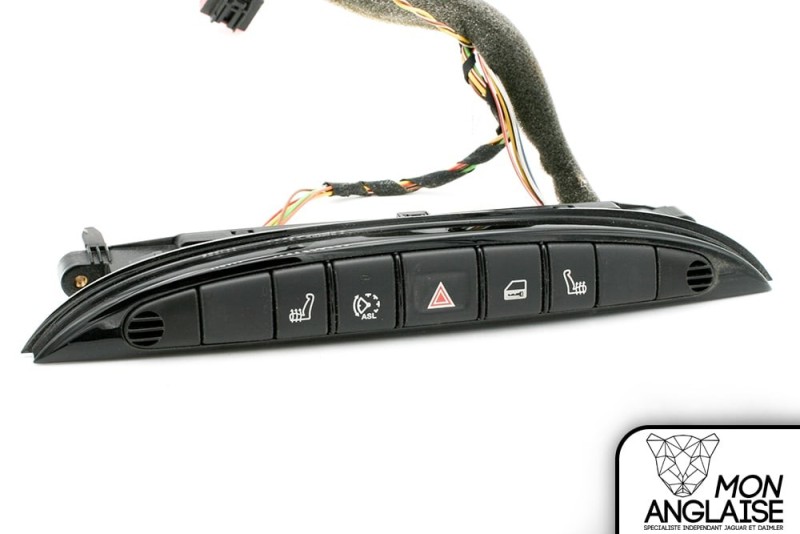 Interrupteurs de console centrale avec sièges chauffants Jaguar XJ X350 2006-2009 | C2C21797