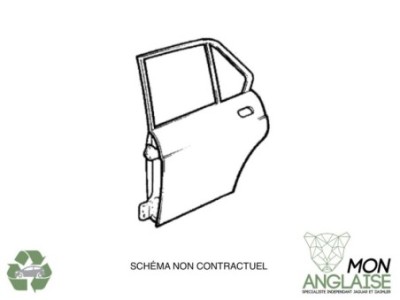 Portière arrière gauche SWB EARLY  Jaguar XJ Série 1 1968-1973 | 11696