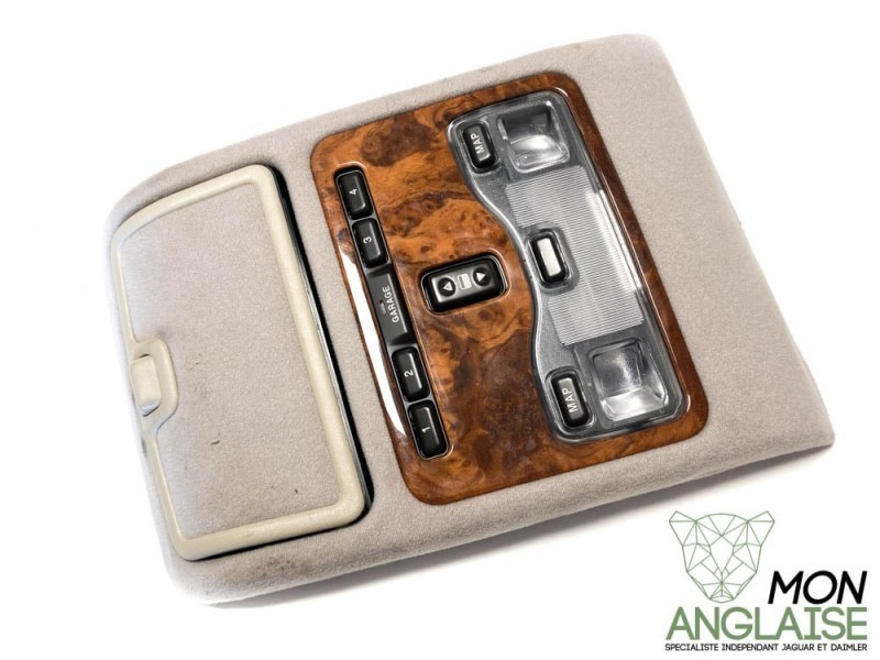 Console de toit beige avec ouverture de porte de garage Jaguar X300 1995-1997 | BEC26587AGDV