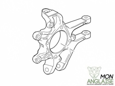 Porte moyeu arrière gauche Jaguar XK de 2006 à 2009 Référence OE : C2P11647
