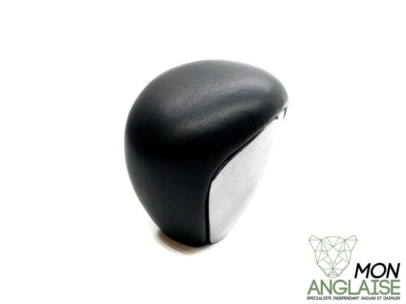 Pommeau de levier de vitesse chrome/noir Jaguar XJ X350 2003-2009 | C2P6968LEG