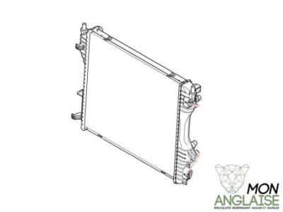 Radiateur de refroidissement Jaguar XF 2010-2015 | C2D38733