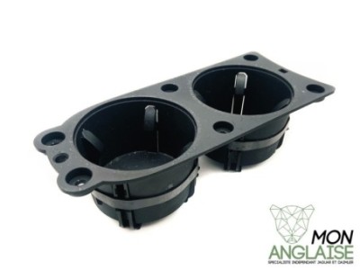 Porte-tasse de console centrale noir Jaguar X-Type de 2001 à 2007 Référence OE : C2S33469PDM