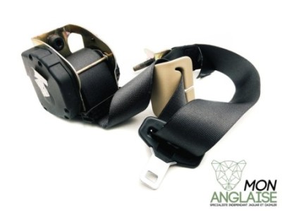 Ceinture arrière berline anthracite Jaguar X-Type 2004-2008 | C2S34048