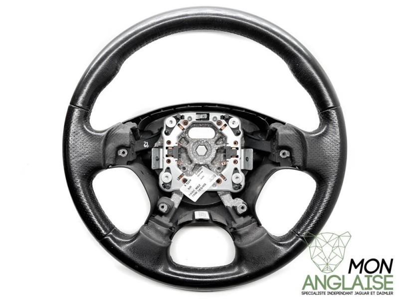 Volant cuir noir sans régulateur de vitesse Jaguar X-Type 2001-2003 | C2S21554