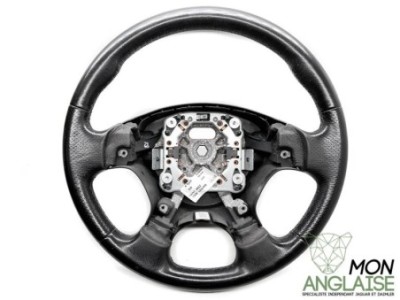 Volant cuir noir sans régulateur de vitesse Jaguar X-Type 2001-2003 | C2S21554
