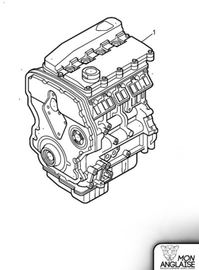 Moteur 2.2L Jaguar X-Type de 2001 à 2009 Référence OE : C2S49296