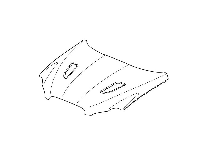 Capot XFR Jaguar XF 2008-2011 | C2Z11445