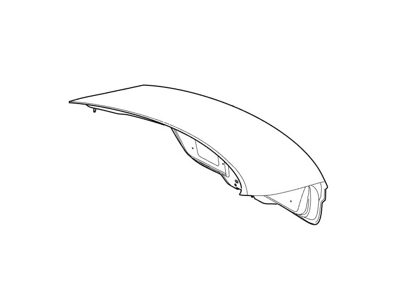 Couvercle de coffre Jaguar XF 2012-2015 | C2Z14453