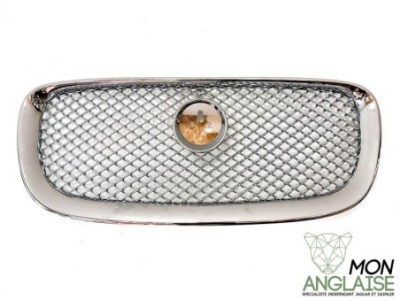 Calandre chromée avec maillage chromé Jaguar XF 2012-2015 | C2Z13199