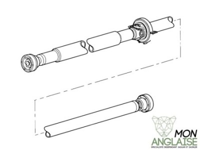 Arbre de transmission Jaguar X-Type 2001-2009 | C2S38967