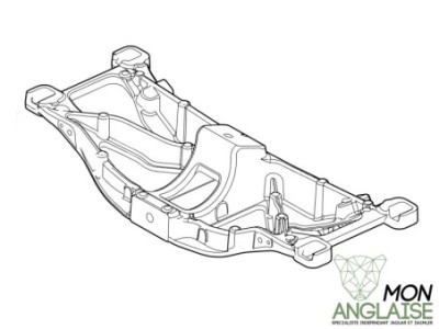 Support de boite de vitesse Jaguar XF de 2008 à 2010 Référence OE : C2Z7225