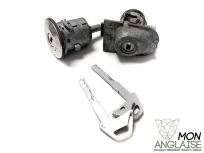 Jeu de barillet portière et coffre Jaguar XF de 2008 à 2012 Référence OE : C2Z5313