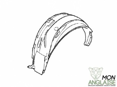 Passage de roue arrière gauche Jaguar XF de 2008 à 2015 Référence OE : C2Z2157