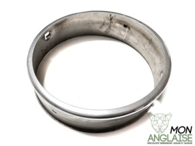 Cerclage chromé de d'optique avant gauche Jaguar X300 1995-1997 | CERCLEG