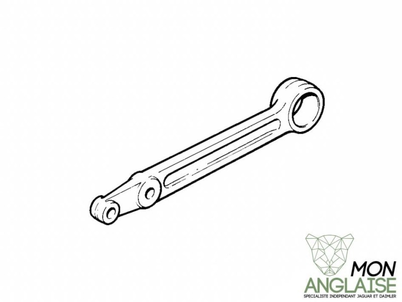 Bras de triangle avant droite supérieur (partie arrière) Jaguar X300 1995-1997 | CCC4948