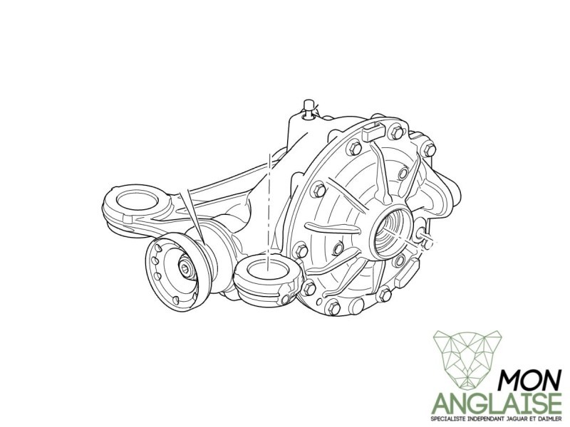 Pont différentiel arrière Jaguar XF 2010-2011 | C2Z21774