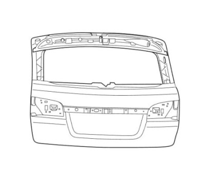 Hayon Sportbrake Jaguar XF 2012-2015 | C2Z30507LML