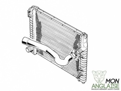Radiateur de refroidissement (Boite automatique) Jaguar XJ40 1991-1992 | CBC8645
