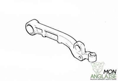 Bras de triangle avant gauche inférieur (partie arrière) Jaguar XJ40 1993-1994 | CCC5501