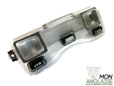 Verre de lampe de plafonnier Jaguar XJ8 de 1998 à 2002 Référence OE : DBC12489