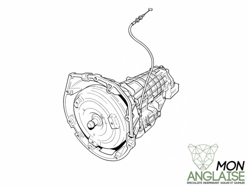Boite de vitesse automatique 3.6L 3.54:1 Jaguar XJ40 1986-1988 | EBC2195