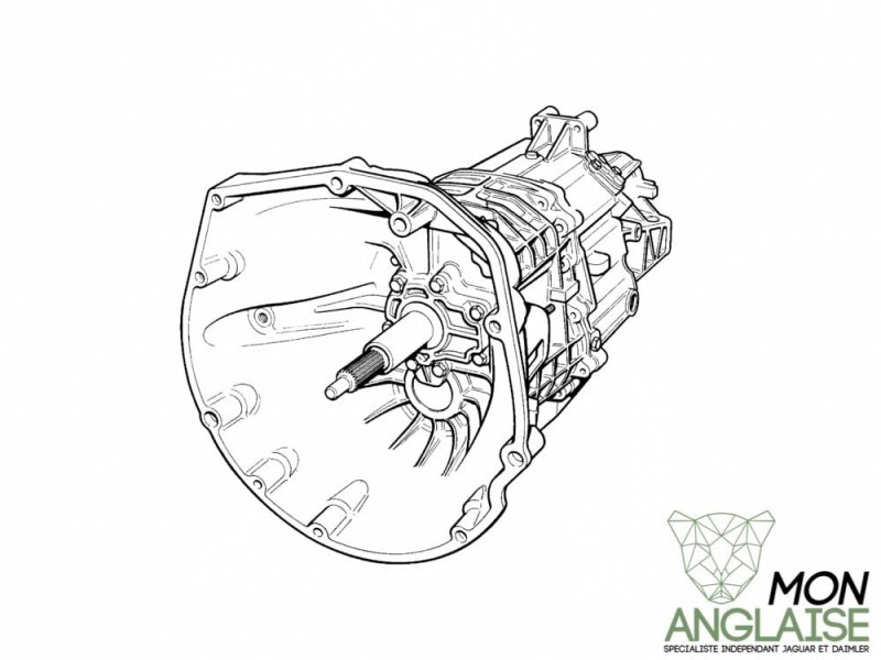 Boite de vitesse manuelle Getrag 290 Jaguar XJ40 1990-1994 | EBC11305