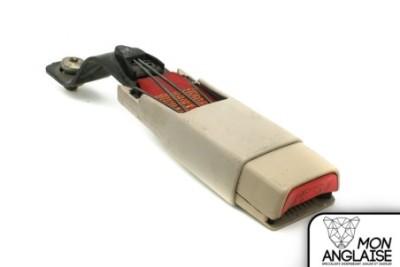 Boucle de ceinture avant passager beige Jaguar X300 de 1995 à 1997 Référence OE : HNA7024CAAGD
