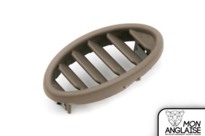 Grille de désembueur gauche LHD sable Jaguar XJ8 de 1998 à 2002 Référence OE : GNC6873AAAEK