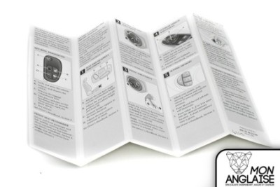Guide rapide d'utilisation Anglais Jaguar XJ X350 de 2003 à 2009 Référence OE : GUIX3501