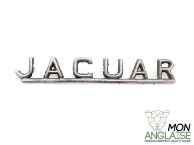 Emblème métal "Jaguar" Jaguar XJ Série 2 de 1973 à 1979 Référence OE : EMBJAGUAR